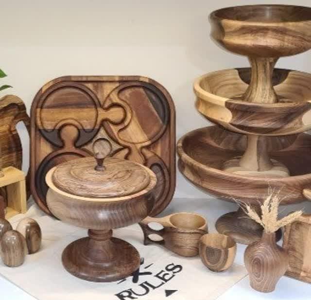 تولیدکننده ظروف پذیرایی چوب گردو زاگسو وود در اصفهان